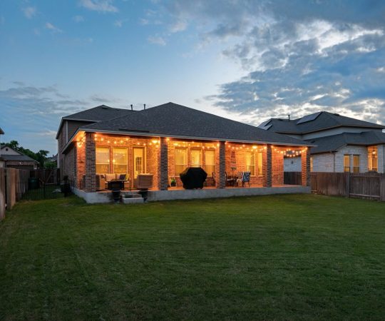 Round Rock Real Estate Twilight Photo
